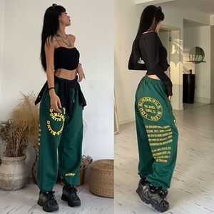 Hip hop dark green sweatpants *brand new